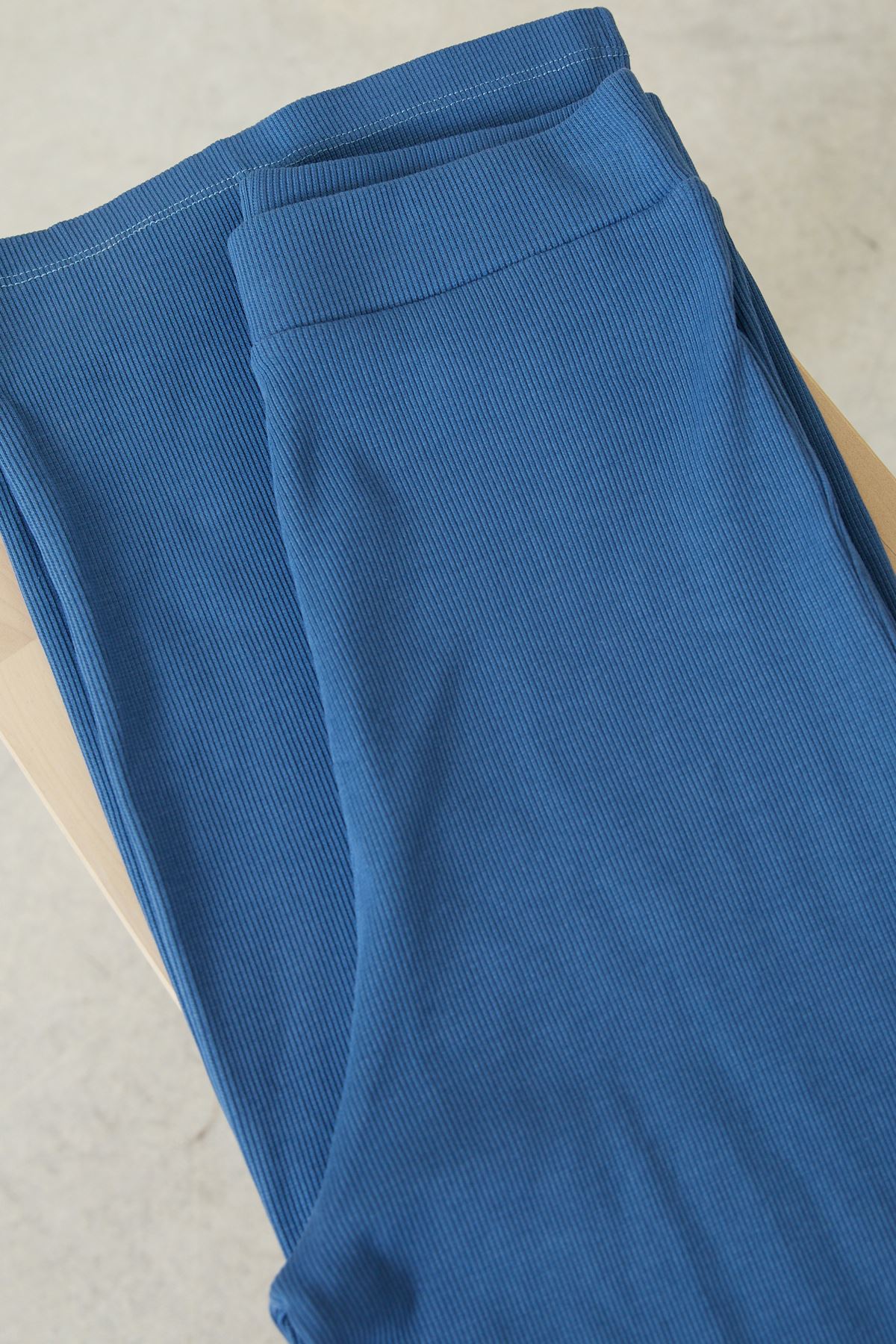 Fitilli Pantolon-İndigo