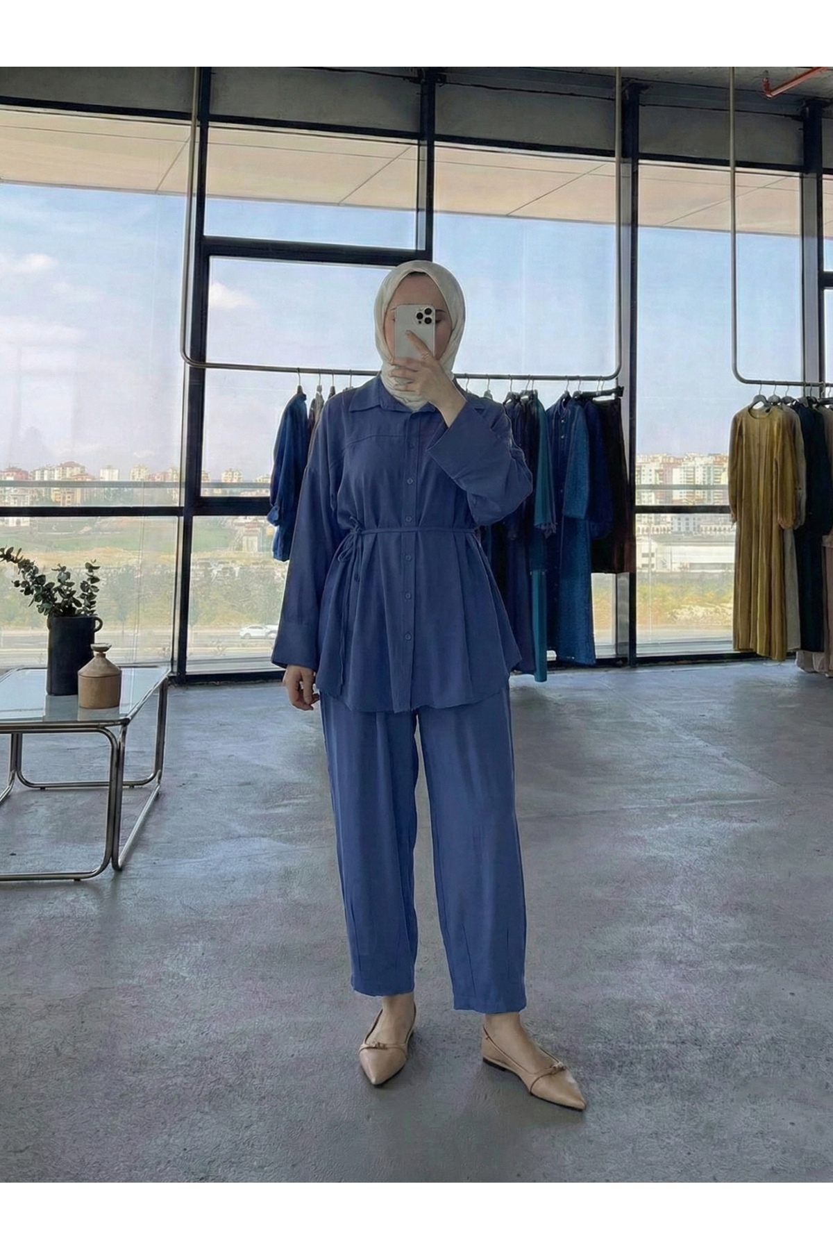 Paça Pensli Takım-İndigo