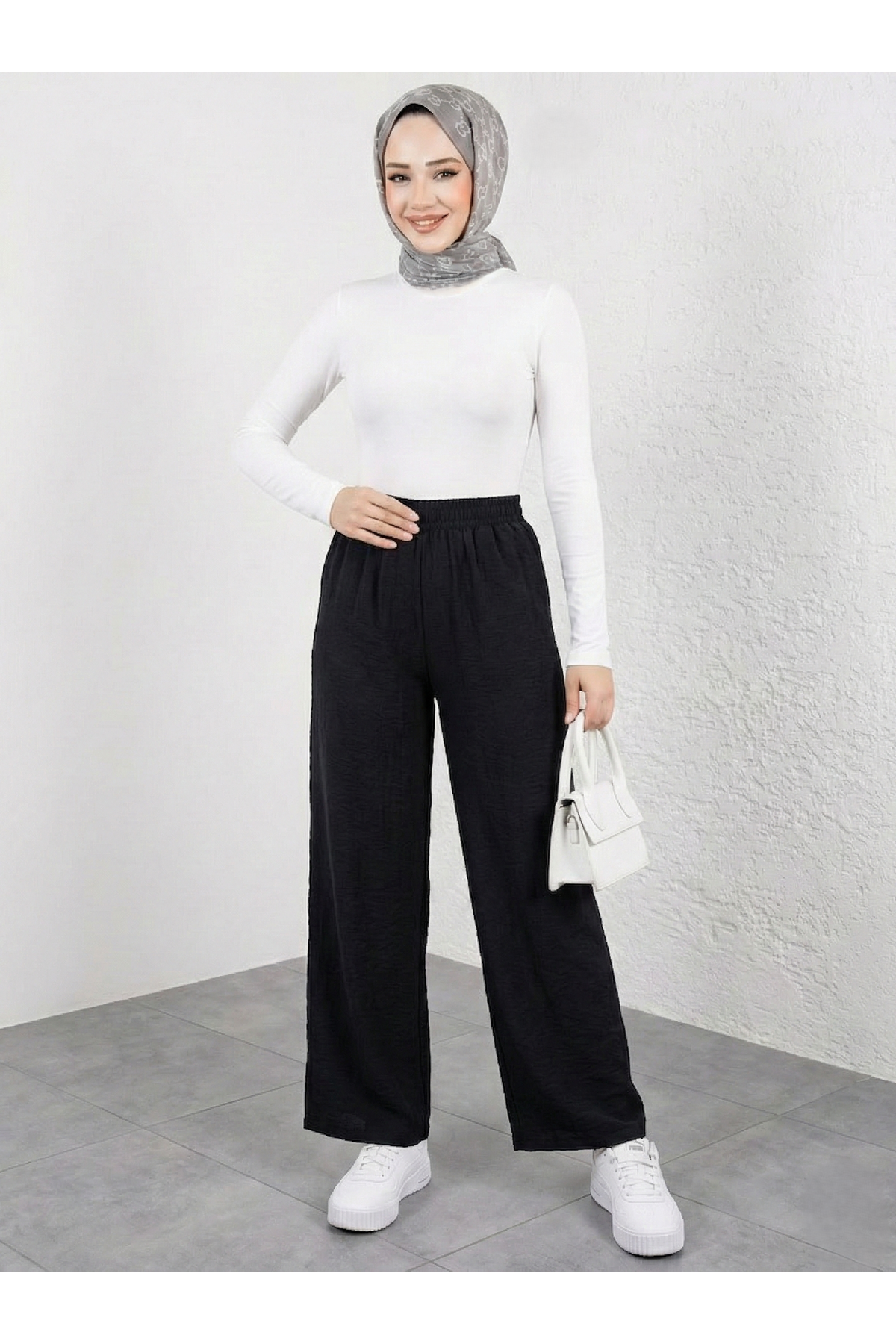 Çilek Pantolon-Siyah
