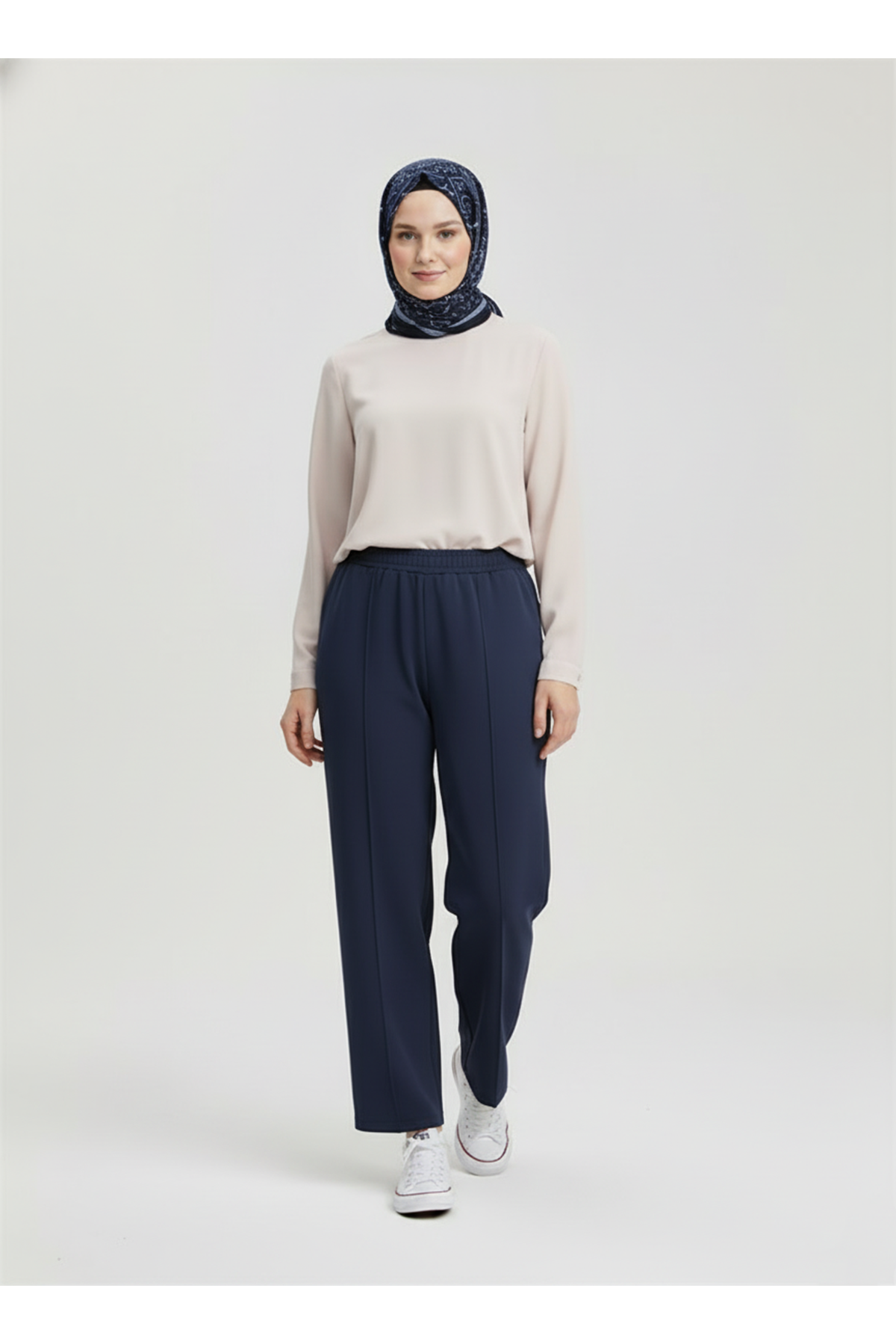 Scuba Çımalı Pantolon-Lacivert