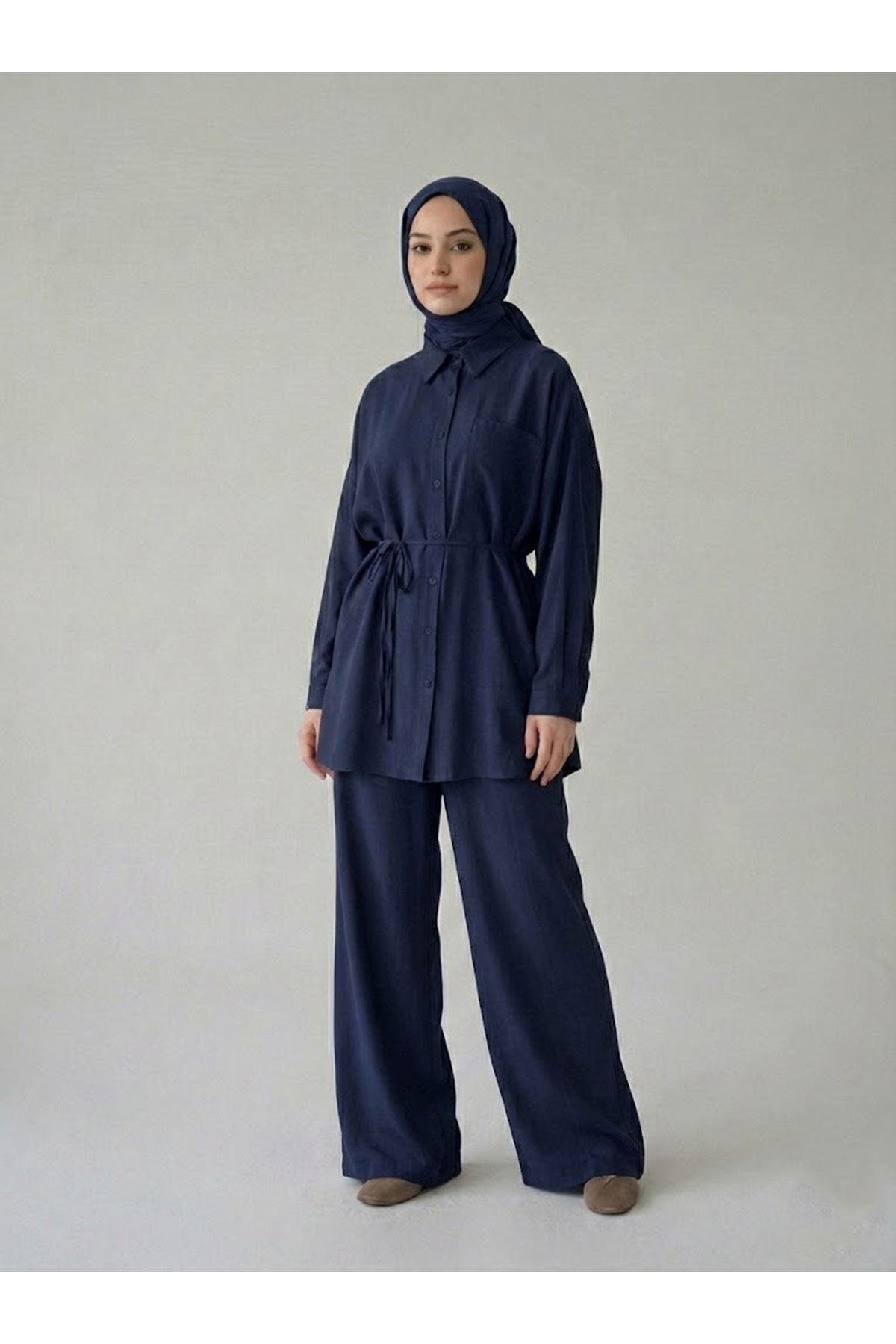 Cep Deatay Modal Takım-Lacivert