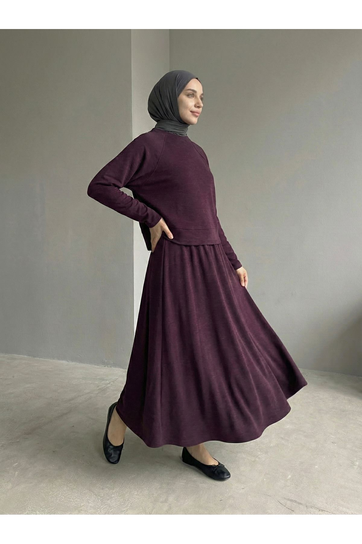 Pike Etekli Takım-Bordo