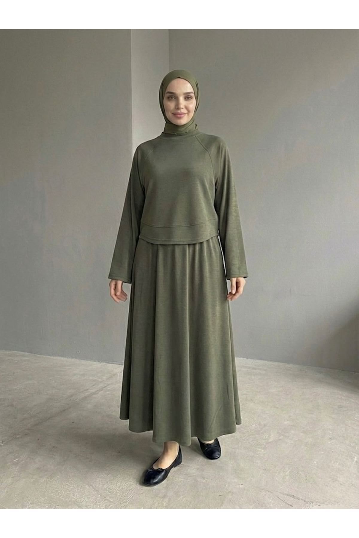 Pike Etekli Takım-Haki