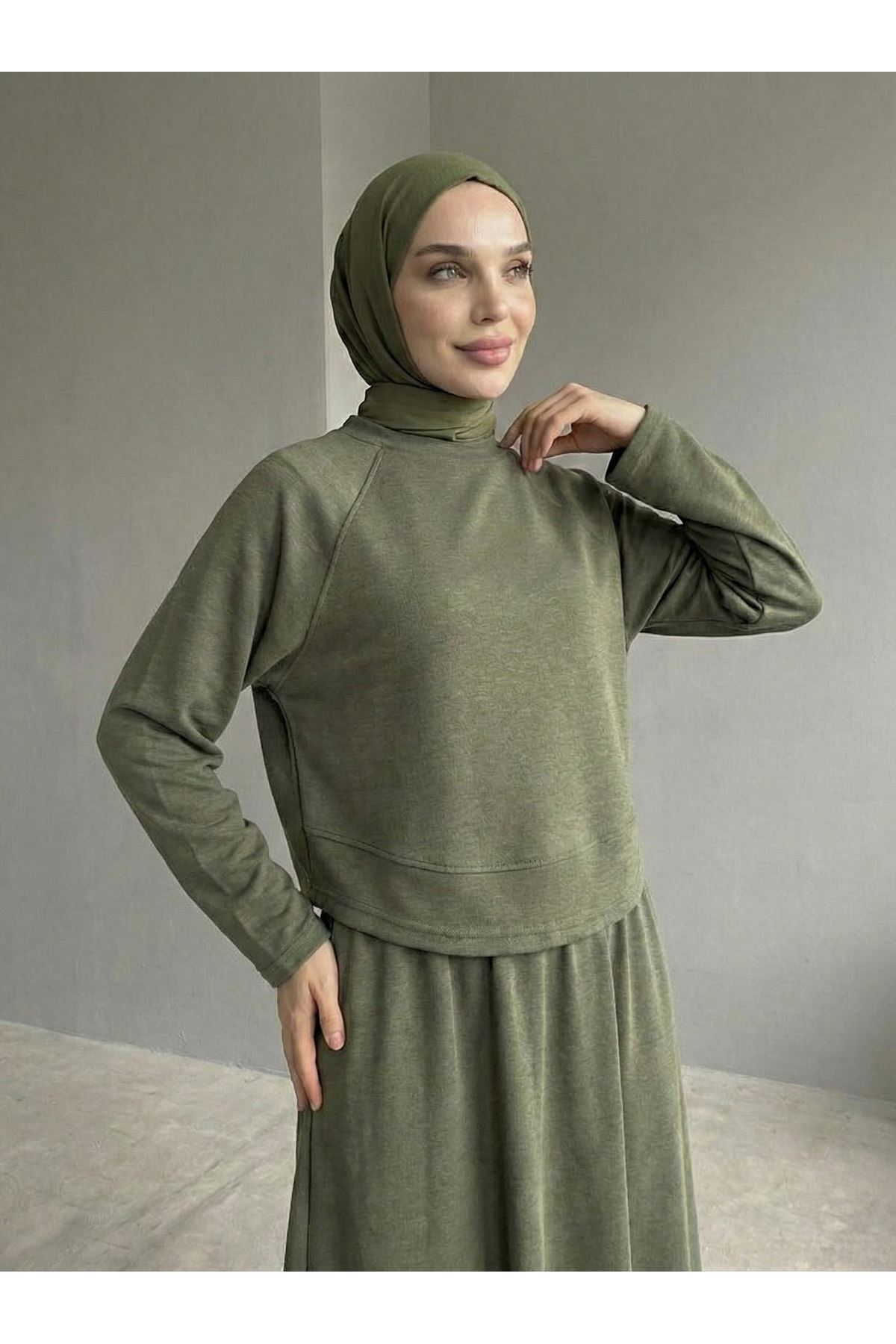 Pike Etekli Takım-Haki