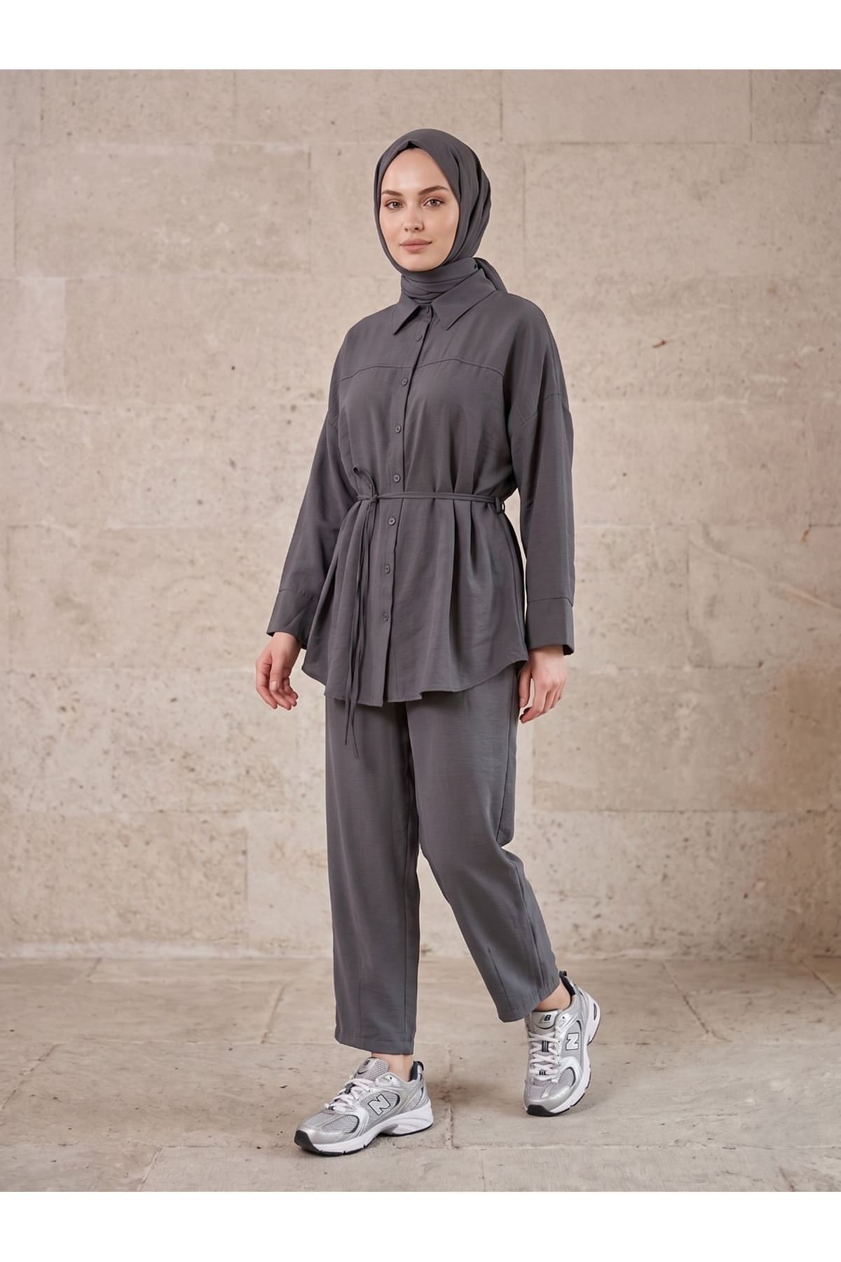 Paça Pensli Takım-Antrasit