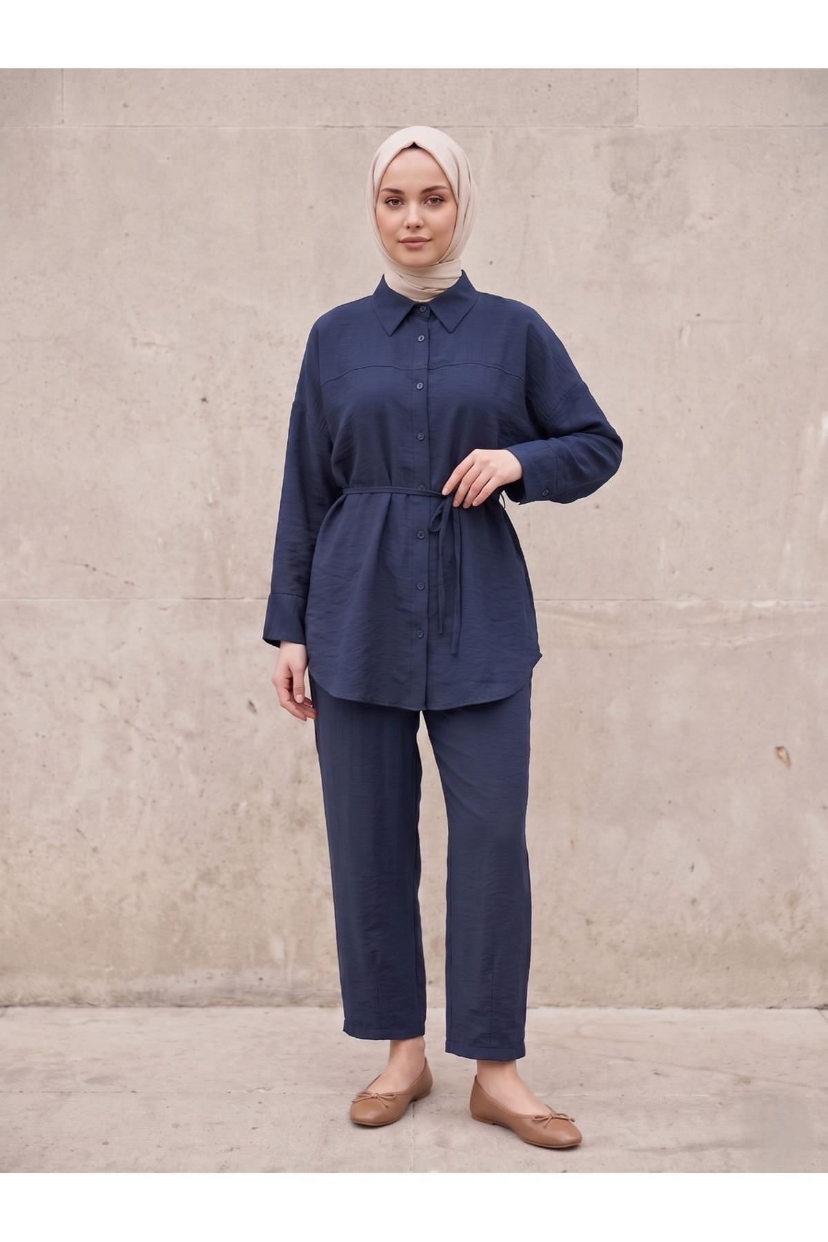 Paça Pensli Takım-Lacivert