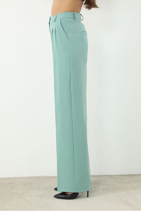 Retro Palazzo Pantolon-Mint