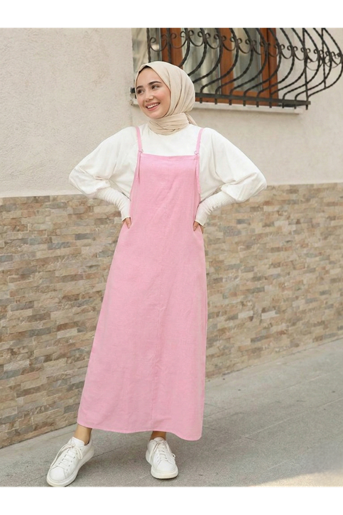 Toka Detay Keten Jile-Pembe