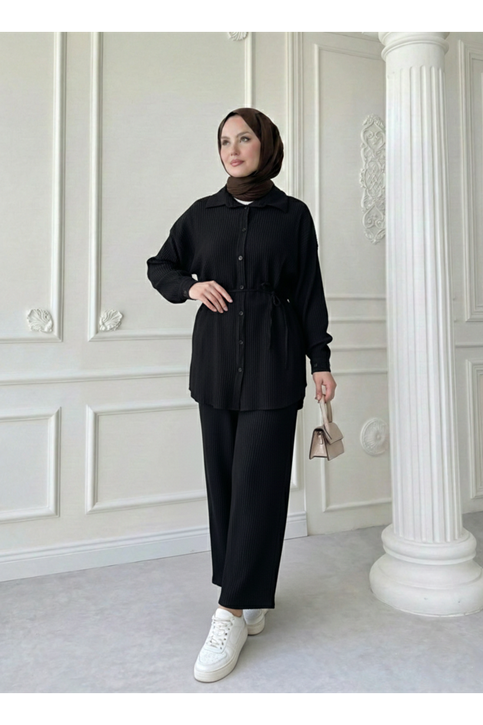 Pantolonlu Takım-Siyah