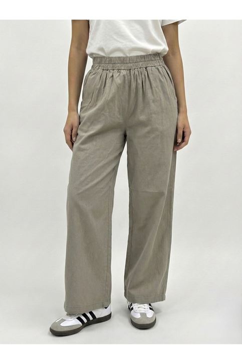 Cep Detay Pantolon-Vizon