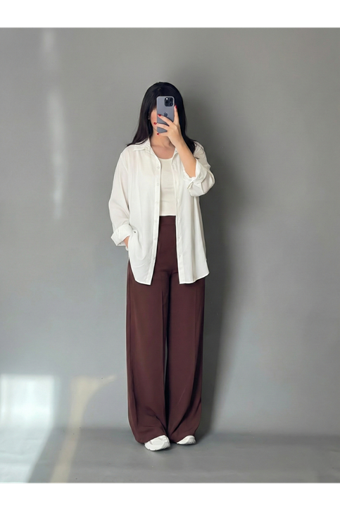 Klasik Dubai Tunik-Ekru