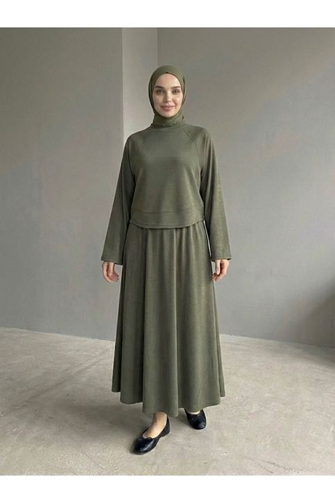 Pike Etekli Takım-Haki