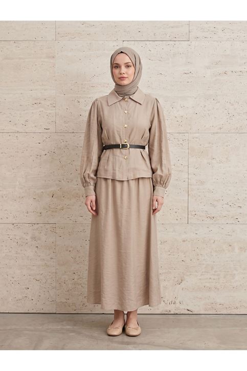 Ön Pensli Etekli Takım-Vizon