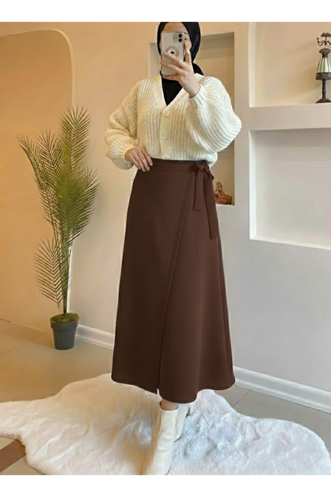 Ön Kapak Detay Atlas  Etek-Kahve