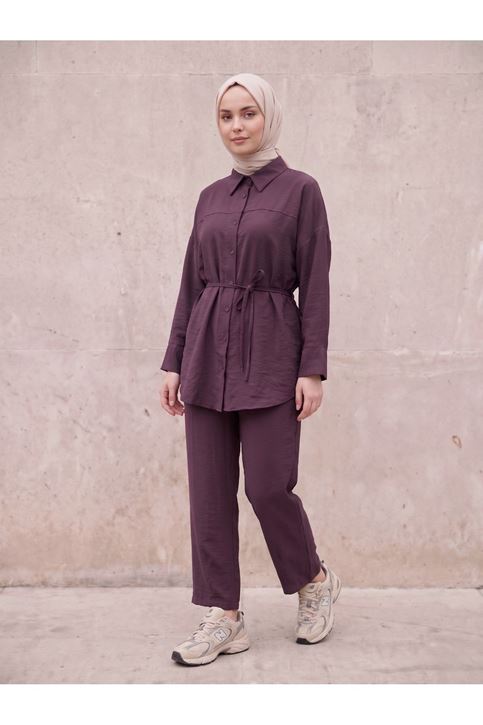 Paça Pensli Takım-Bordo