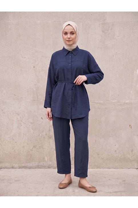 Paça Pensli Takım-Lacivert
