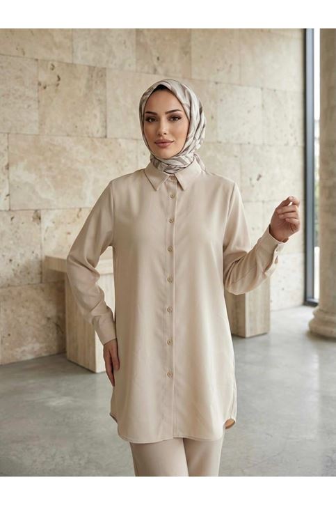 Klasik Dubai Tunik-Taş