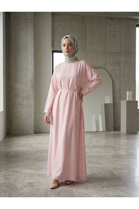 Kupra Elbise-Pembe