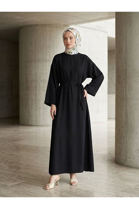 Kupra Elbise-Siyah