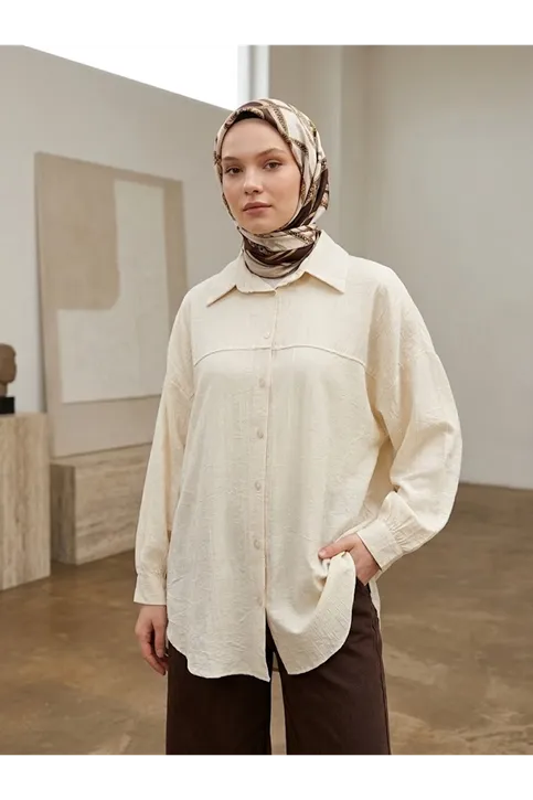 Ön Roba Detaylı Tunik-Taş