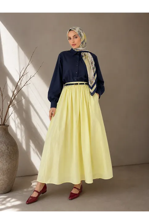 Astarlı Vual Etek-Sarı