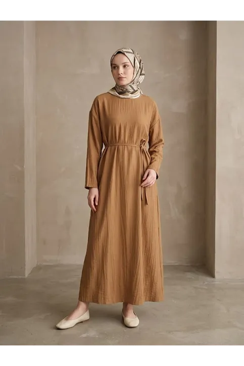 Çilek Elbise-Taba