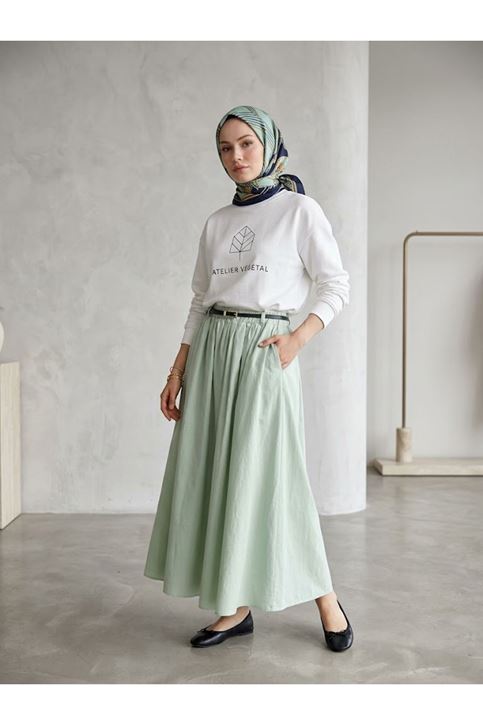 Astarlı  Etek-Mint