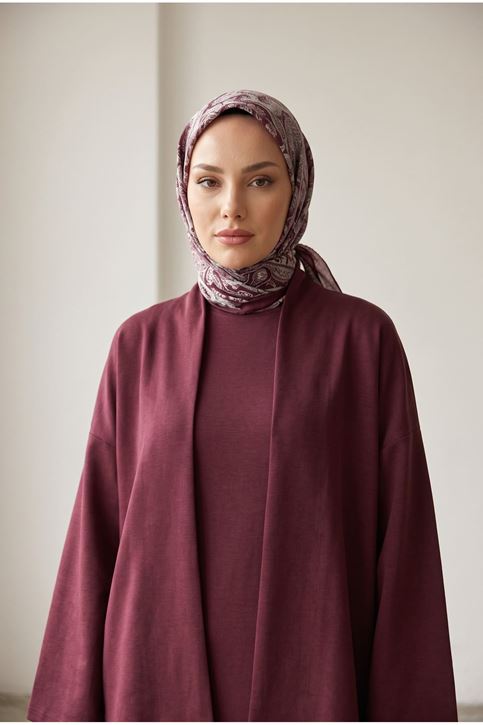 Jileli ikili Pike Takım-Bordo