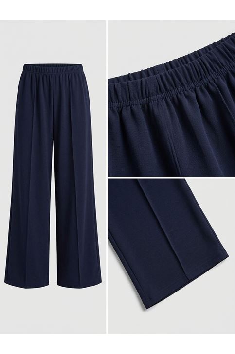 Çımalı Pike Pantolon-Lacivert