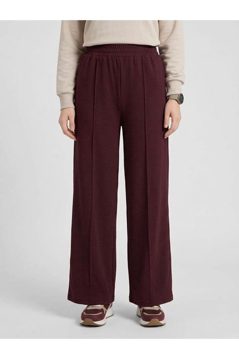 Çımalı Pike Pantolon-Bordo