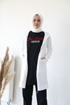 Heros Baskı Detay T-shırt-Siyah