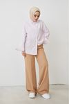 Retro Palazzo Pantolon-Karamel