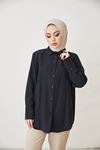 Klasik Gömlek-Siyah