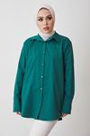Oversize Gömlek-Yeşil