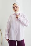 Poplin Gömlek-TOZ PEMBE