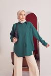 Tek Cepli Tunik-Zümrüt Yeşili