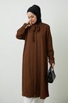 Fularlı Tunik-Kahve