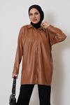 Deri Tunik-Kahve