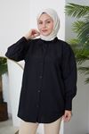 Balon Kol Tunik-Siyah