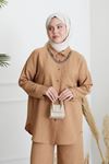 Zincir Detay Tunik-Camel