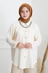 Zincir Detay Tunik-Krem