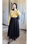 Kemer Detay Soft Etek-Siyah