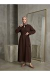 Yarasa Elbise-Kahve