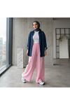 Pantolon Bol Paça-Pembe