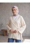 Yan Bağlamalı Çilek Tunik-Taş