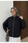 Fermuarlı Cep  Detay Panço-Siyah